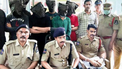 Hyderabad: 8 of biker gangs nabbed with knives & sticks