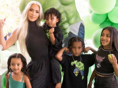 It's Hulk themed party for Kim Kardashian's youngest son Psalm's birthday!