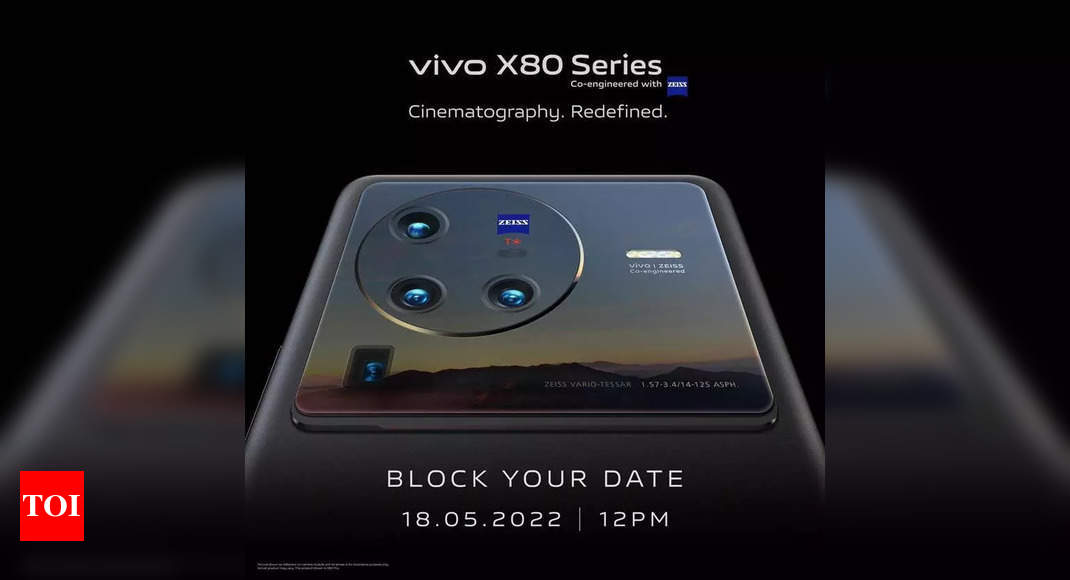 Vivo X80, X80 Pro to launch in India on May 18 – Times of India