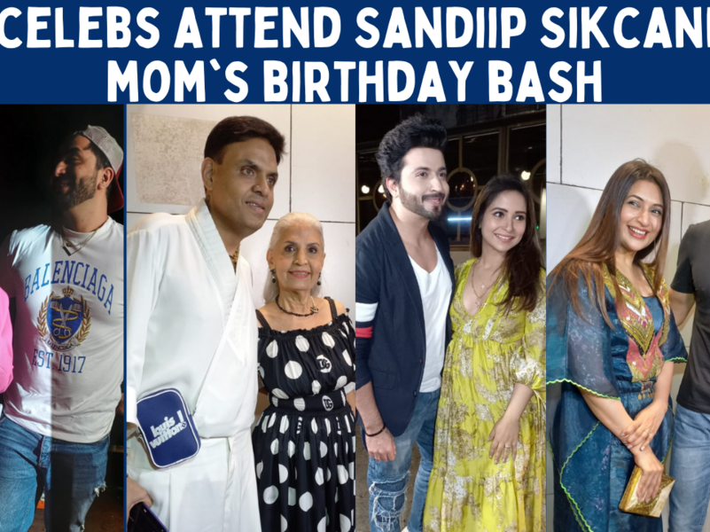 TV celebs attend Sandiip Sikcand's mom Veena's birthday 75th bash, call her 'hot' and 'scintillating'