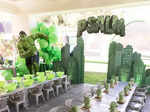 Inside pictures from Kim Kardashian's son Psalm’s Hulk-themed birthday party