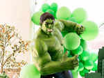 Inside pictures from Kim Kardashian's son Psalm’s Hulk-themed birthday party