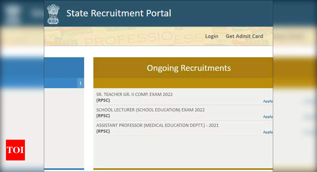 RSMSSB JE admit card 2022 to be released today @rsmssb.rajasthan.gov.in; here’s the direct link