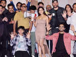 Nushrratt Bharuccha makes heads turn in nude colour tube dress at the trailer launch of Janhit Mein Jaari