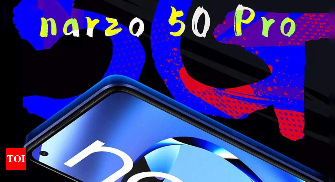 Realme Narzo 50 Pro 5G teased on Amazon ahead of launch – Times of India