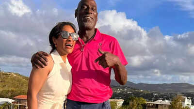 Masaba Gupta celebrates father Viv Richards 70th birthday with him in Antigua; mom Neena Gupta ‘likes’ their photo