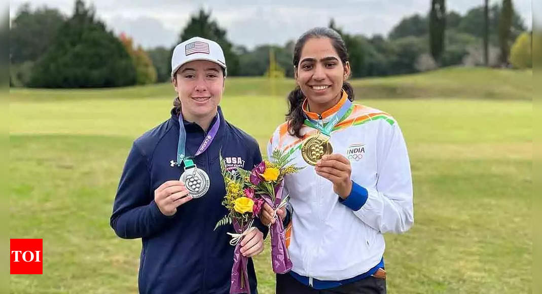 Diksha Dagar claims gold medal at Deaflympics | Golf News – Times of India