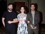 Kangana Ranaut and Arjun Rampal promote their film Dhaakad in style