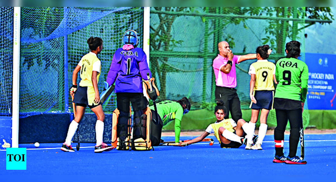 hockey Sr National Hockey Tamil Nadu And Up Enthral With Convincing