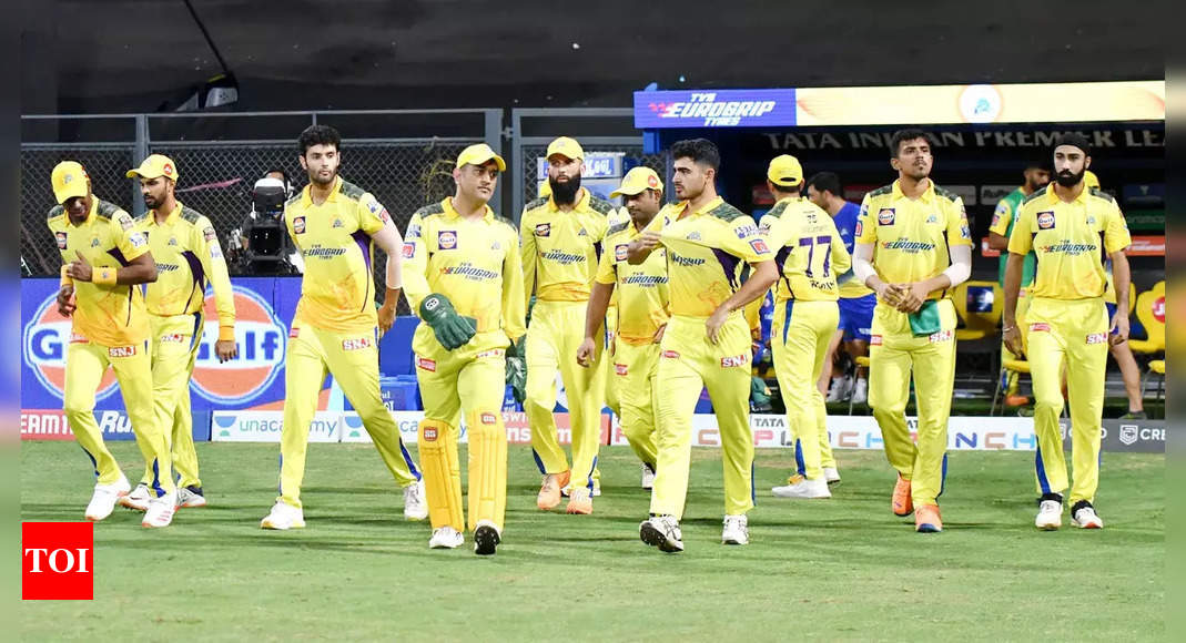 dhoni:  IPL 2022, CSK vs MI: Chennai Super Kings’ fast bowling stock will be strengthened next season, hints MS Dhoni | Cricket News – Times of India