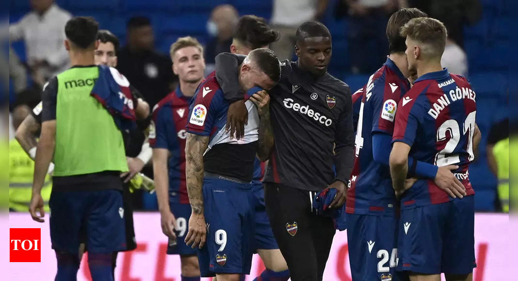 Levante relegated after being demolished 6-0 by Real Madrid | Football News – Times of India