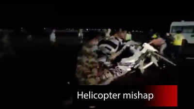 Chhattisgarh govt helicopter crashes at Raipur airport; pilots killed