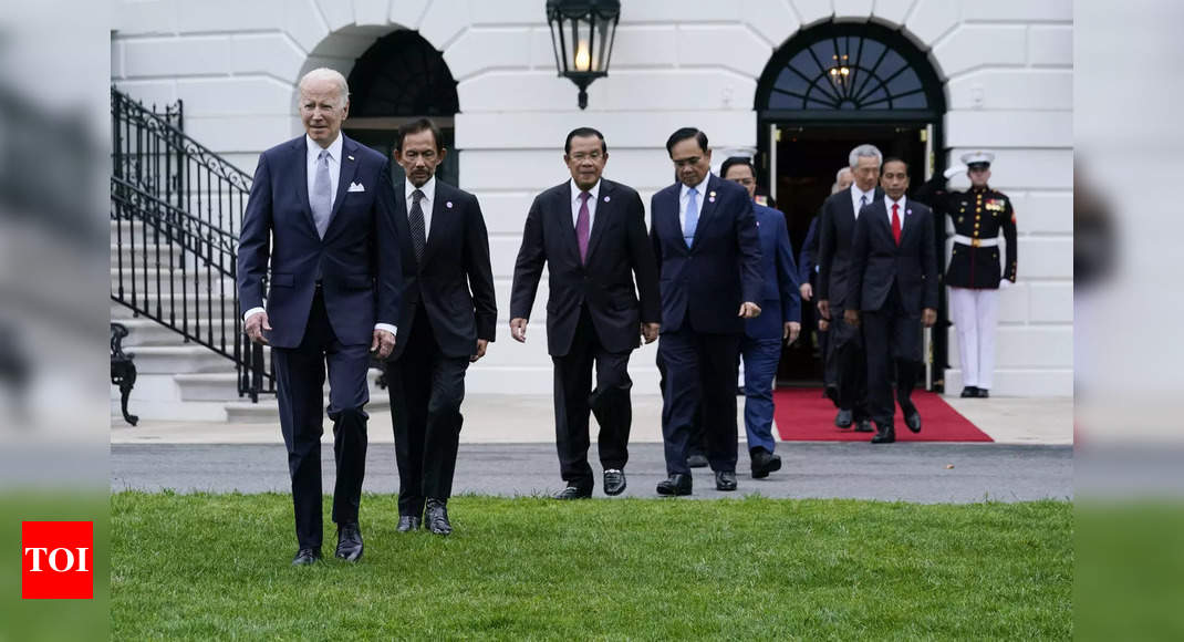 asean:  Biden looks to nudge Asean leaders to speak out on Russia – Times of India