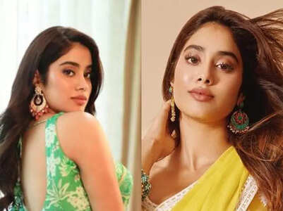 Summer saris to steal from Janhvi's closet