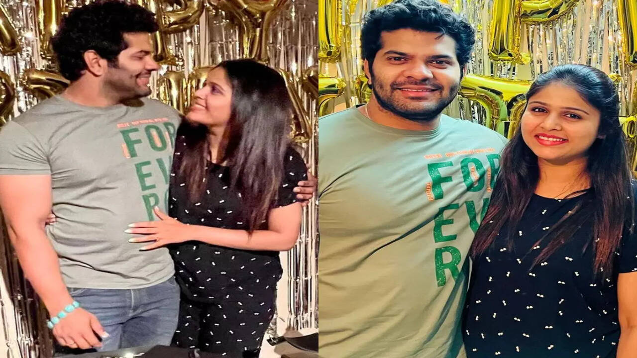 Hardeek Joshi wishes fiance Akshaya Deodhar on her birthday with a romantic  post - Times of India