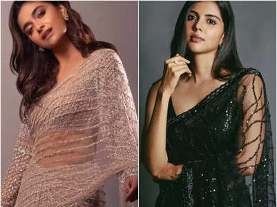 Pull off sheer sarees like a Tollywood diva