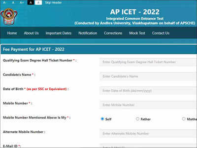 AP ICET 2022 application registration begins, exam on July 25; apply here