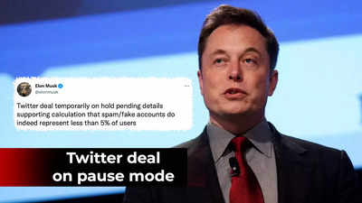 Elon Musk announces that Twitter deal is on hold; here's why