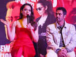 Kangana Ranaut stuns in a red midi dress as she launches the second trailer of Dhaakad