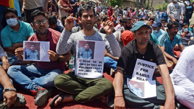If Bhat could be killed in govt office, what safety can we expect, ask Kashmiri Pandits