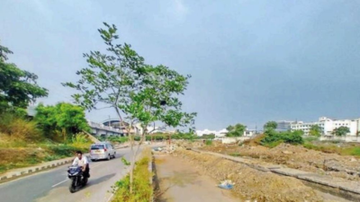 Chennai: Debris on Taramani-Velachery link road risks motorists’ lives
