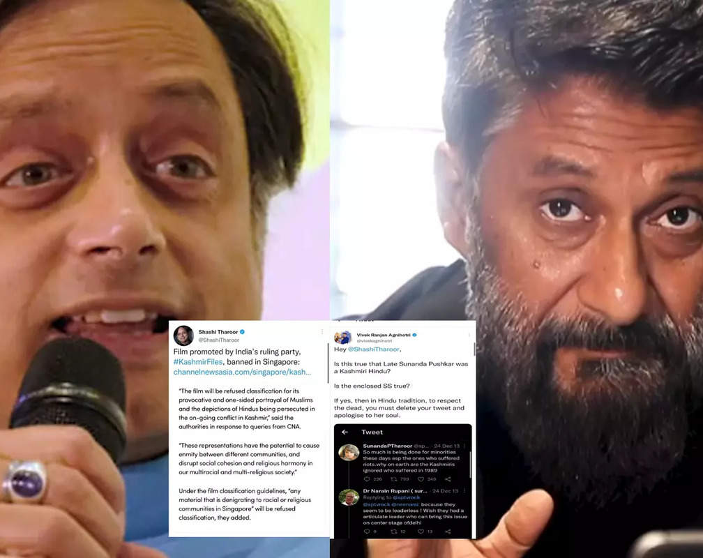 
Vivek Agnihotri finally opens up on ‘The Kashmir Files’ ban in Singapore, Shashi Tharoor’s tweet and more
