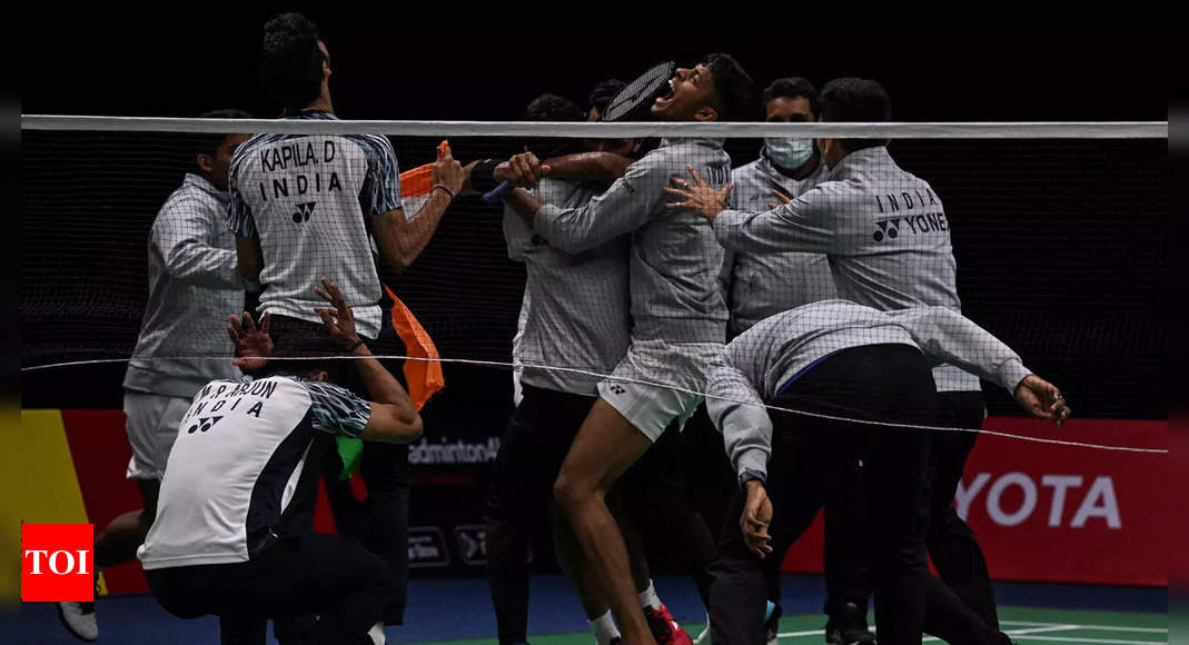 History beckons as India take on formidable Indonesia in Thomas Cup Final | Badminton News – Times of India