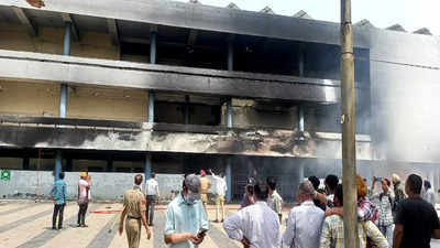 Amritsar: Fire breaks out in Guru Nanak Dev Hospital
