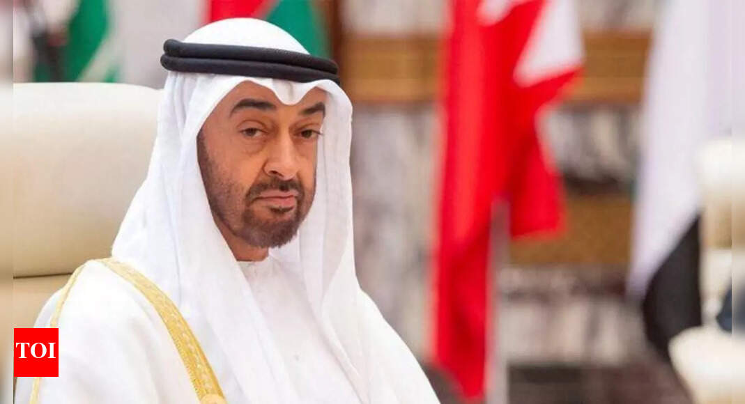 uae:  Sheikh Mohammed bin Zayed elected UAE president – Times of India