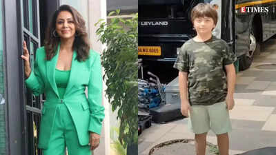 Gauri Khan makes sure son AbRam gets picture-perfect clicks by ...
