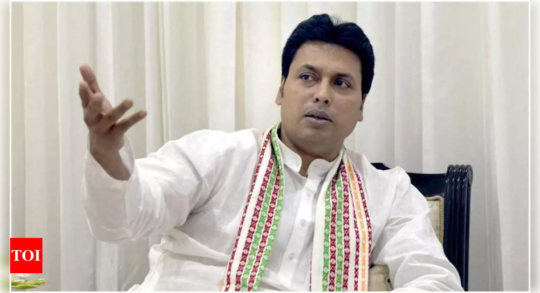 bjp:   Biplab Deb resigns as Tripura CM, 6th BJP CM to leave top post in past year | India News – Times of India