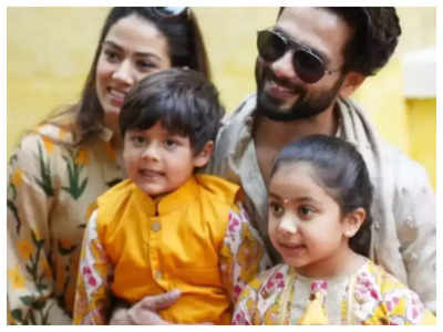 Protective dad Shahid Kapoor says he 'consciously' doesn't post any pictures of Misha and Zain'