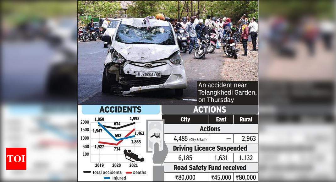 734 deaths in 1,927 accidents, yet RTO gets mere Rs2.05L Road Safety Fund - Times of India
