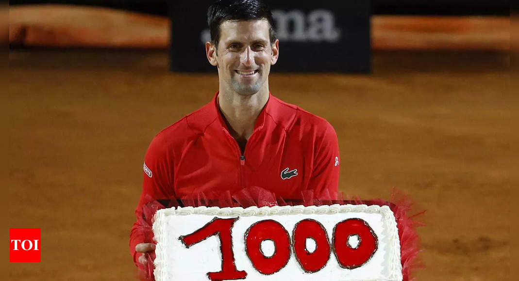 Novak Djokovic bags 1,000th career win to reach Italian Open final, will face Stefanos Tsitsipas for title | Tennis News