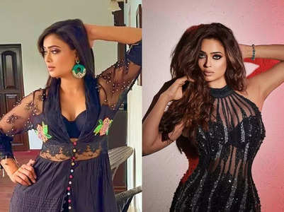 Shweta exudes charm in sheer outfits; pics
