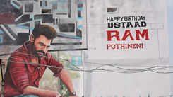 Happy Birthday Ram Pothineni: Fans paint the side of a building to celebrate the occasion