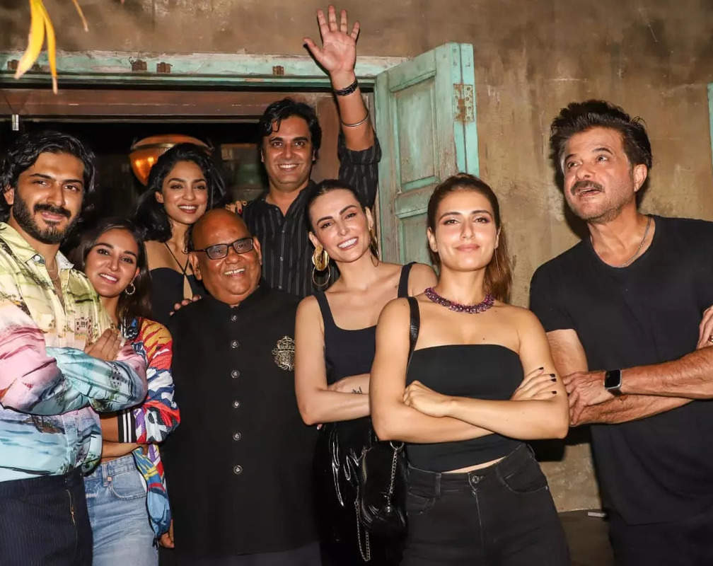 
Anil Kapoor, Harshvardhan Kapoor, Fatima Sana Shaikh, Mandana Karimi attend Thar’s success party
