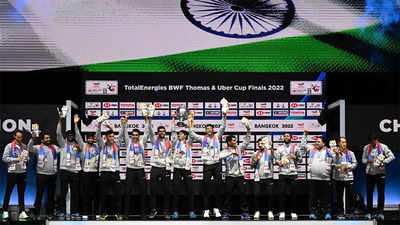 Historic title triumph: India stun Indonesia 3-0 to win Thomas Cup