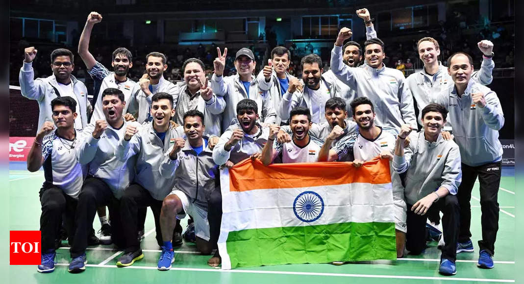 Hope Thomas Cup win does to badminton what 1983 World Cup triumph did to cricket: Coach Vimal Kumar | Badminton News – Times of India