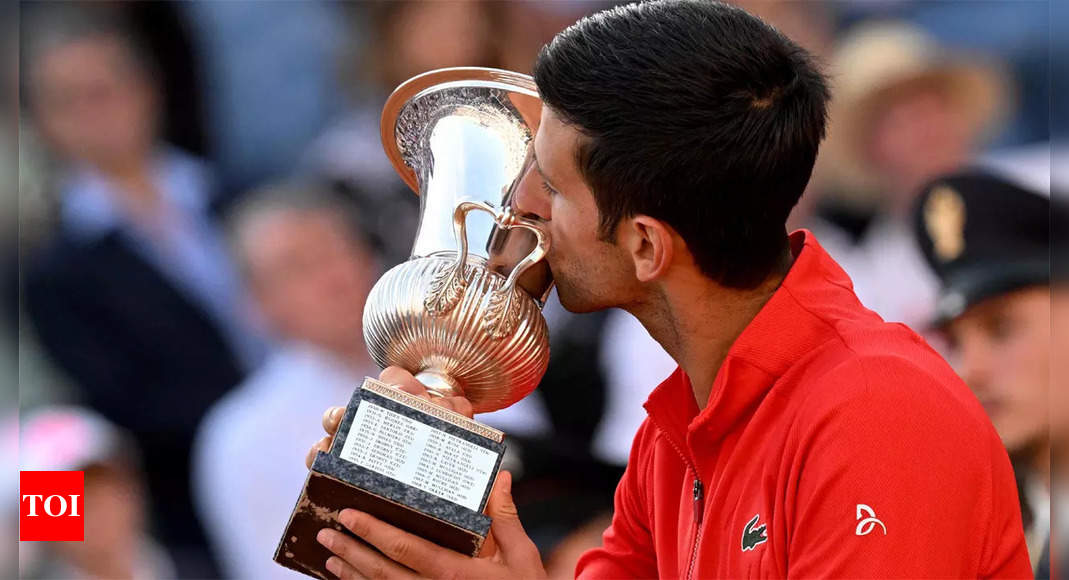Djokovic beats Tsitsipas to say 6th Italian Open identify | Tennis Information