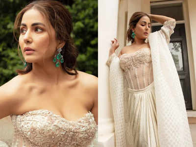 Hina Khan steals hearts in a sheer strapless outfit at UKAFF 2022 in London before heading to Cannes 2022; see pics