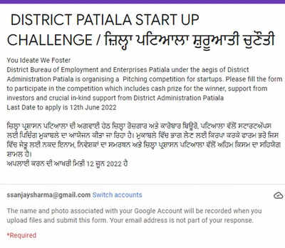 ‘Future Tycoons: Start-up Challenge’ Project launched in Patiala