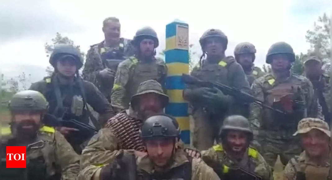 kharkiv:  Troops defending Kharkiv reached Russian border, Ukraine says – Times of India