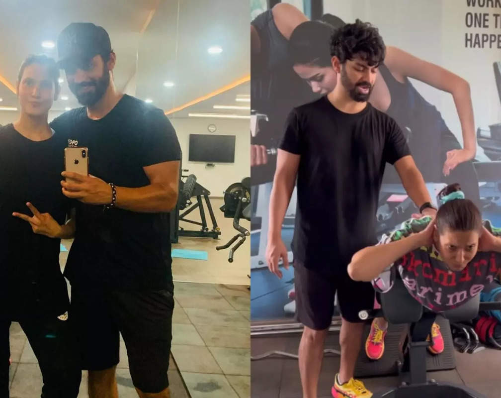 
When Mahat took up the role of wife Prachi’s fitness trainer
