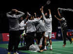 Thomas and Uber Cup: India creates history after defeating Indonesia to clinch coveted title, see pictures