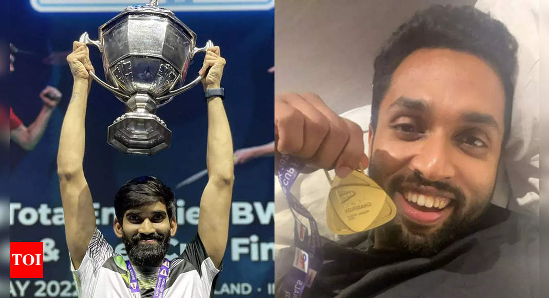 How HS Prannoy and Kidambi Srikanth proved to be the ‘Zen masters’ of India’s Thomas Cup triumph | Badminton News – Times of India
