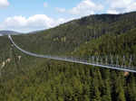 Suspension footbridge