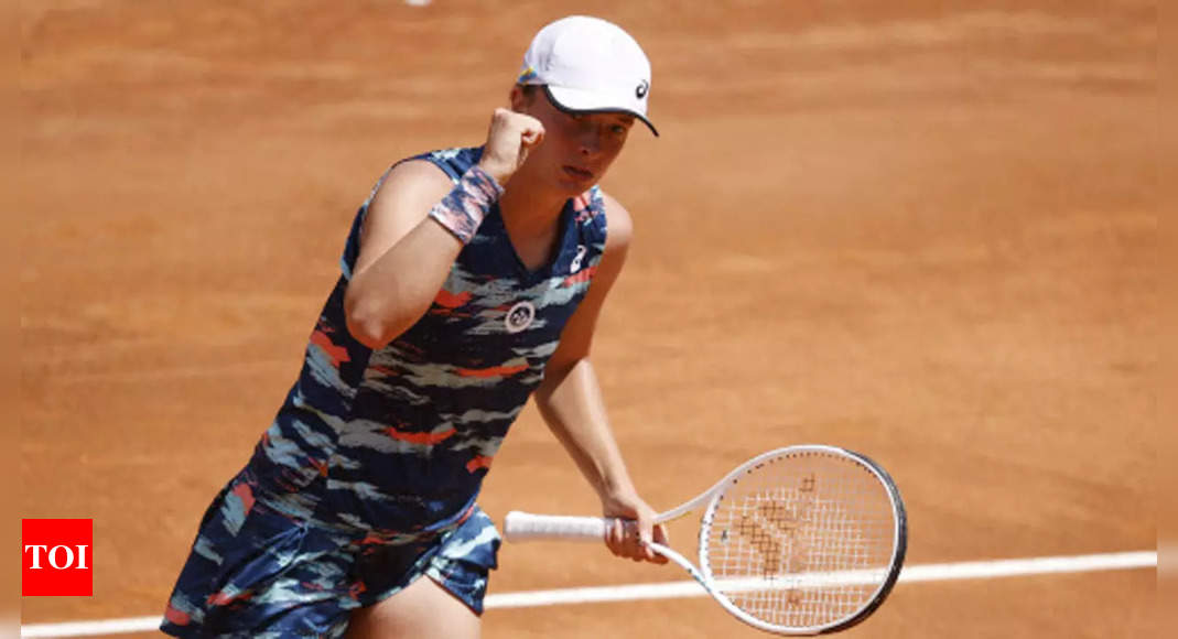 Sizzling Swiatek cements number one spot ahead of French Open | Tennis News – Times of India
