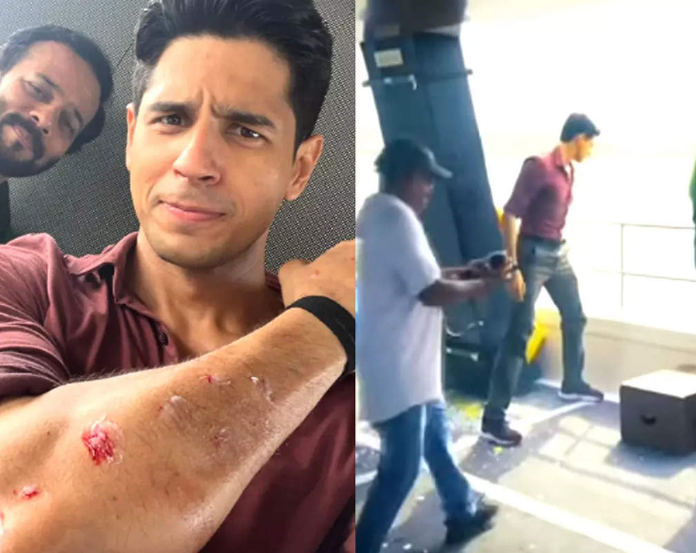 
Sidharth Malhotra shares video of him getting injured while filming for Rohit Shetty’s ‘Indian Police Force’
