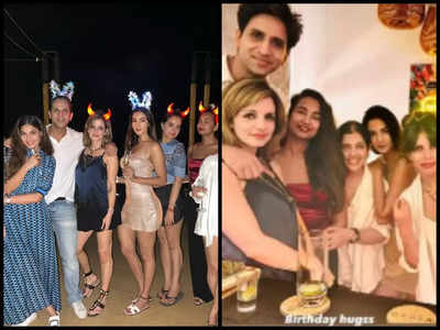 Sussanne Khan and rumoured beau Arslan Goni attend Sonal Chauhan's birthday party - see pics